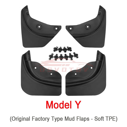 Soft Mud Flaps For Tesla Model 3 & Y